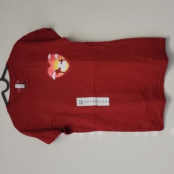 Tee Turtle red tropical sunset graphic t-shirt top XL - Picture 8 of 8